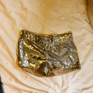 Alice + Olivia Sequin shorts